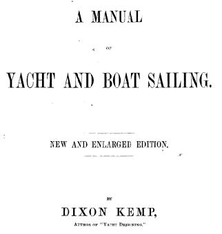 a manual of yacht and boat sailing – world of boating